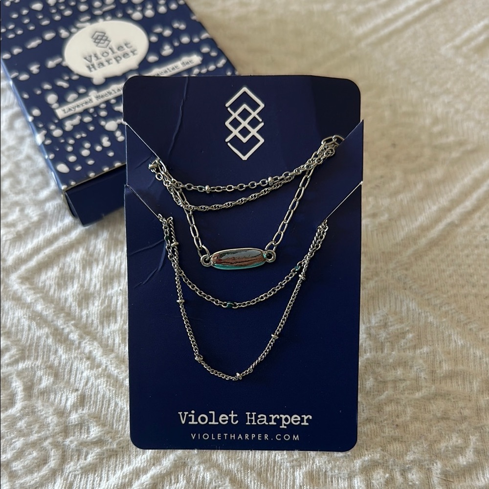 Violet Harper Layered Necklace and Bracelet Set